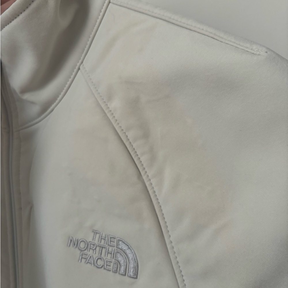 The North Face cream hard shell jacket - Picture 4 of 6